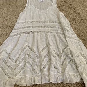White and Lacey swimsuit cover/ dress